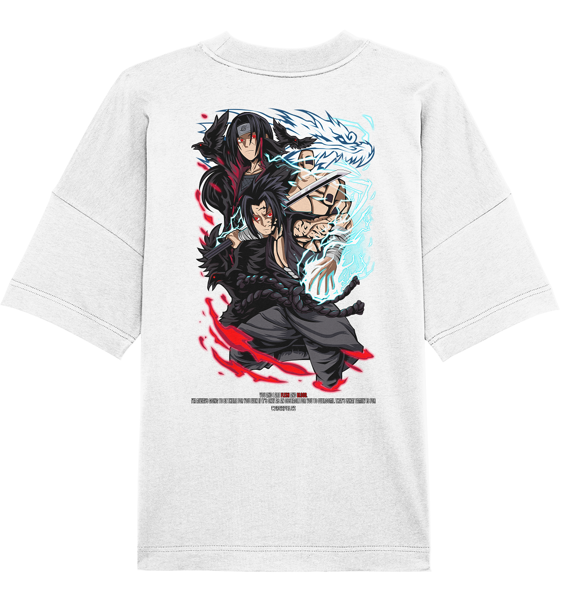 Uchiha X Brotherhood - Organic Oversize Shirt