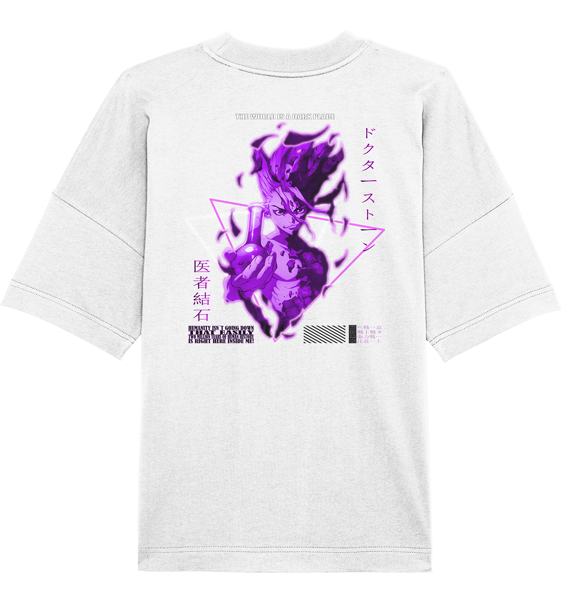 Dr. Stone X Cyberpoles - Organic Oversize Shirt
