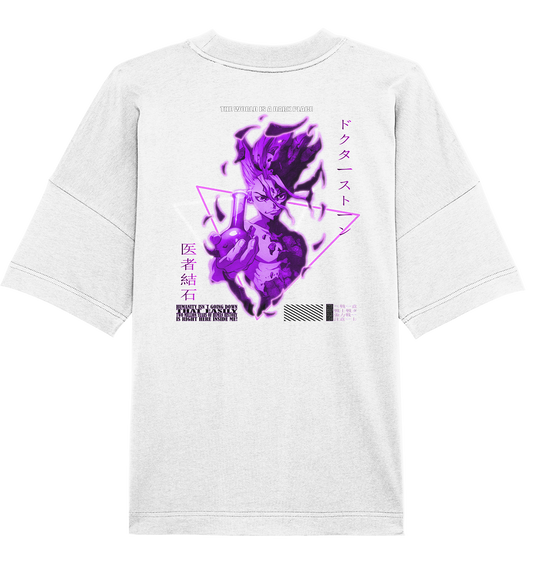 Dr. Stone X Cyberpoles - Organic Oversize Shirt