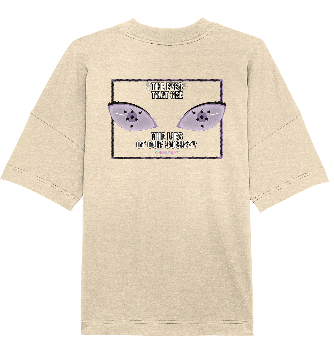 Rinnegan X Cyberpoles - Organic Oversize Shirt