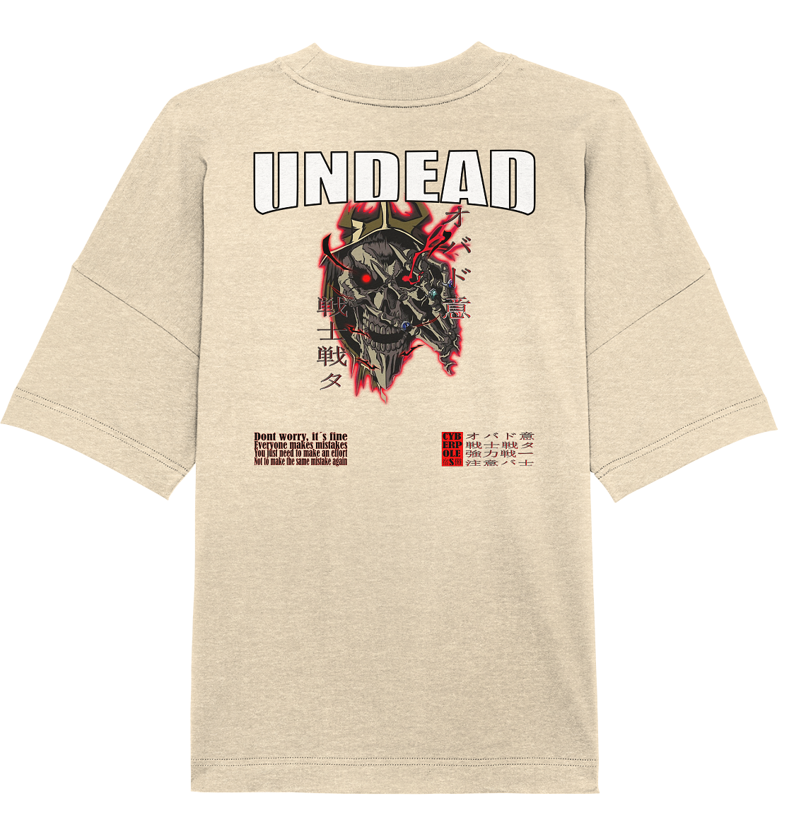 Overlord X Cyberpoles - Organic Oversize Shirt