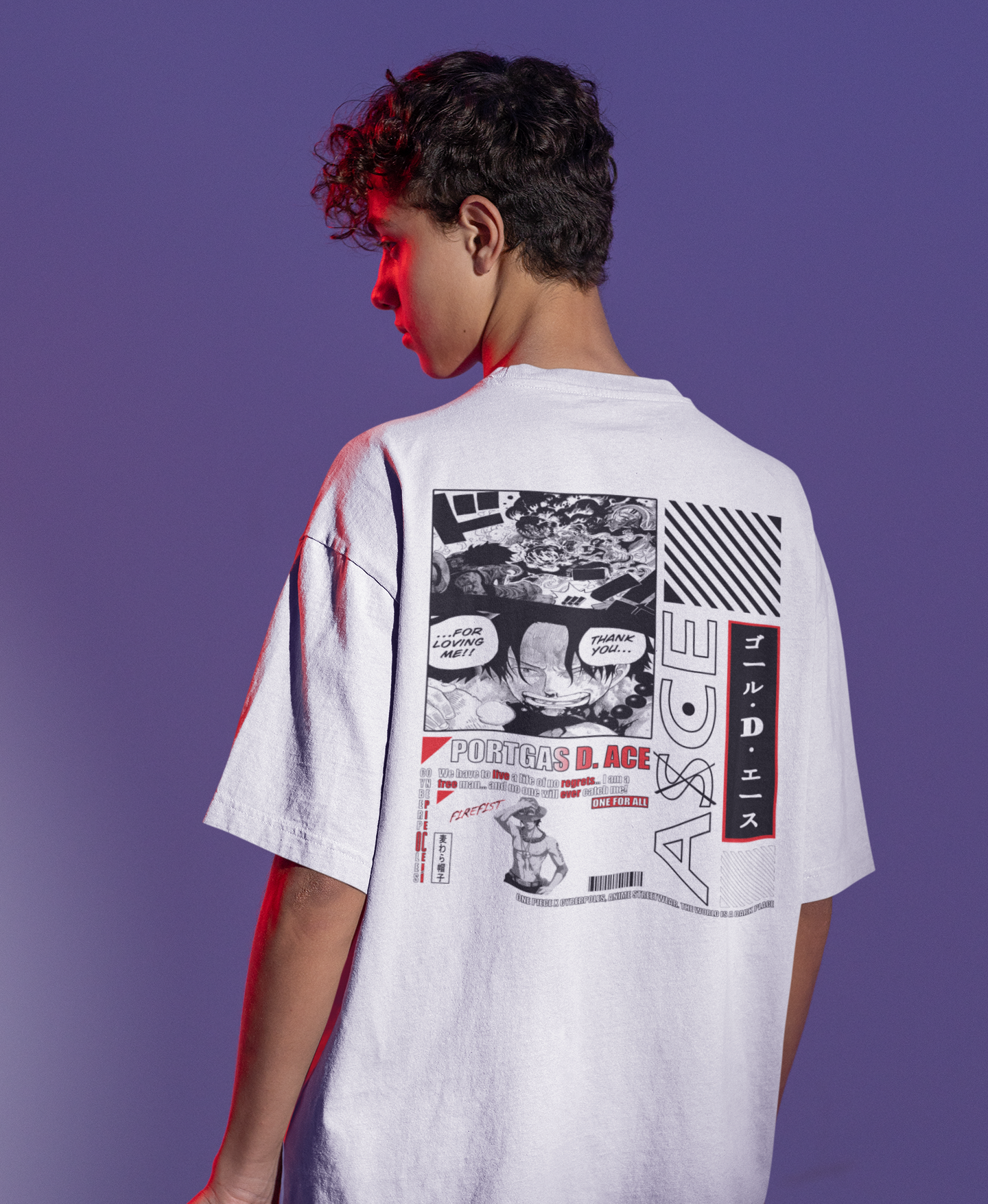Ace X Cyberpoles - Organic Oversize Shirt