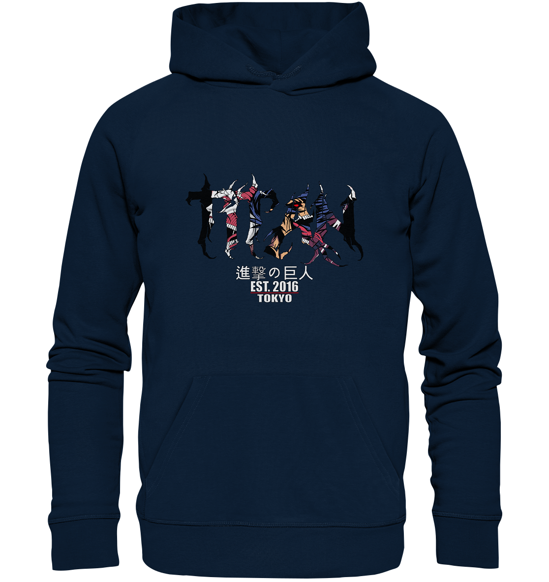 AOT X Cyberpoles - Organic Basic Hoodie