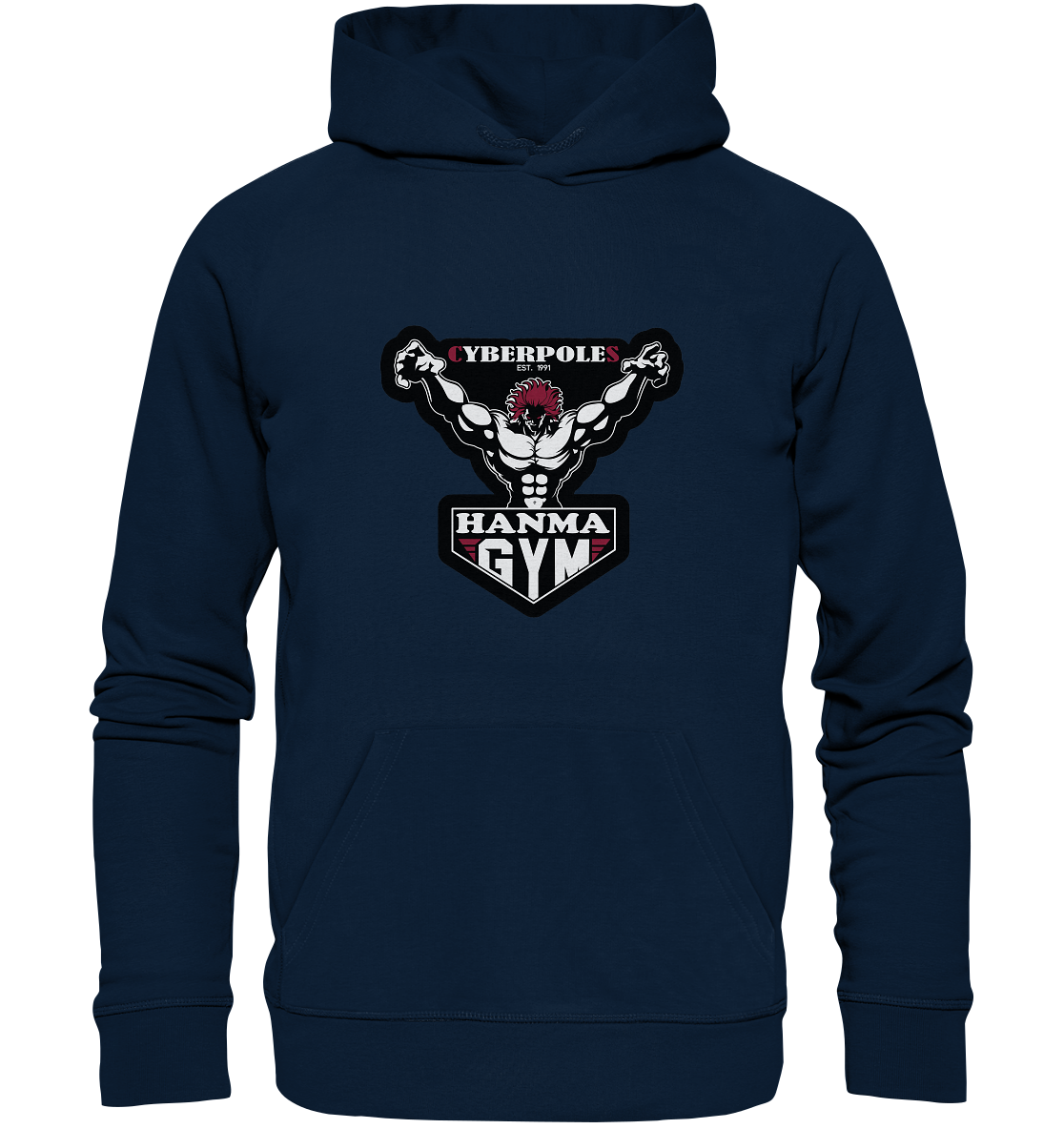 Baki X CyberPoles - Organic Basic Hoodie