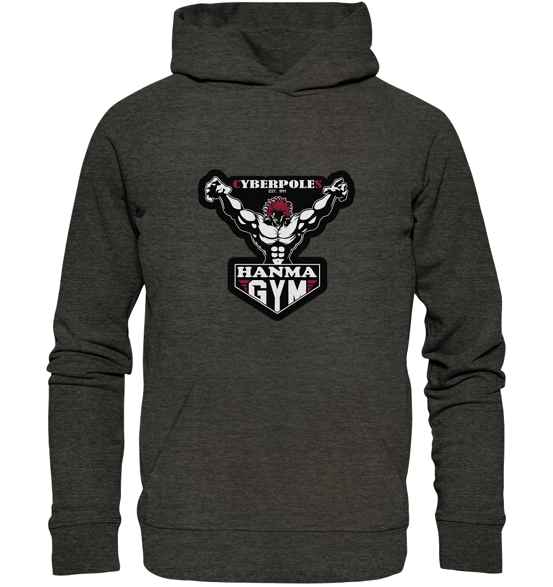 Baki X CyberPoles - Organic Basic Hoodie