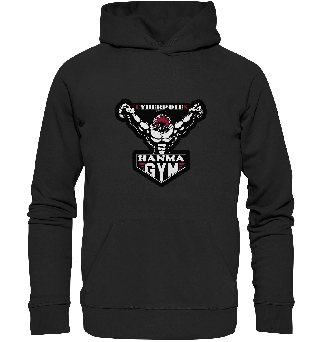 Baki X CyberPoles - Organic Basic Hoodie