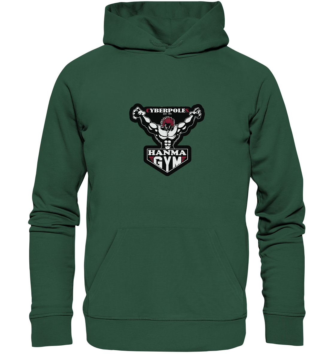 Baki X Cyberpoles - Organic Basic Hoodie