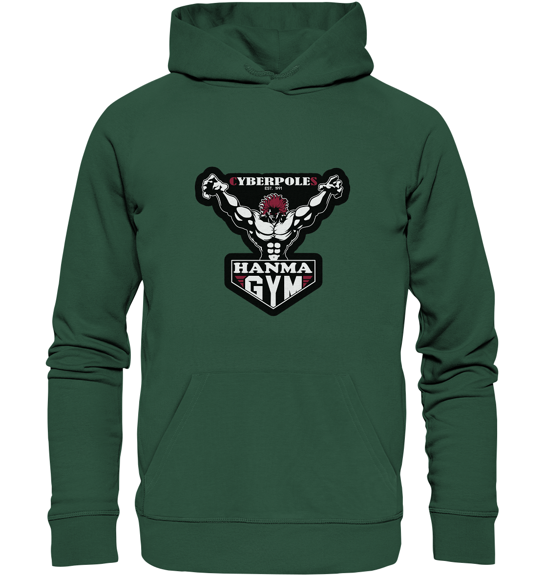 Baki X CyberPoles - Organic Basic Hoodie