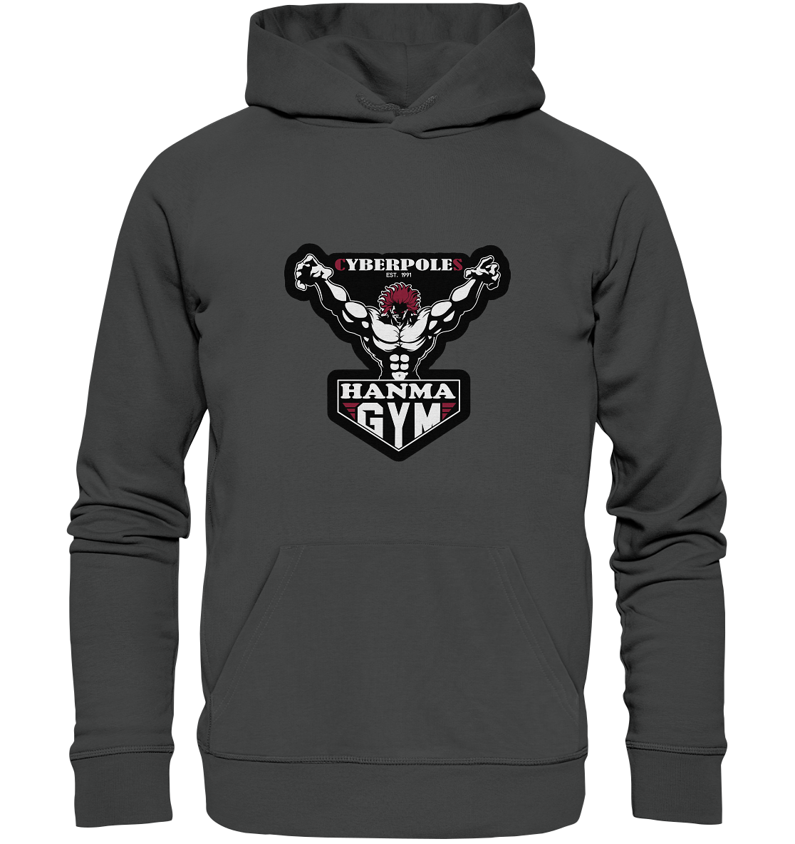 Baki X CyberPoles - Organic Basic Hoodie