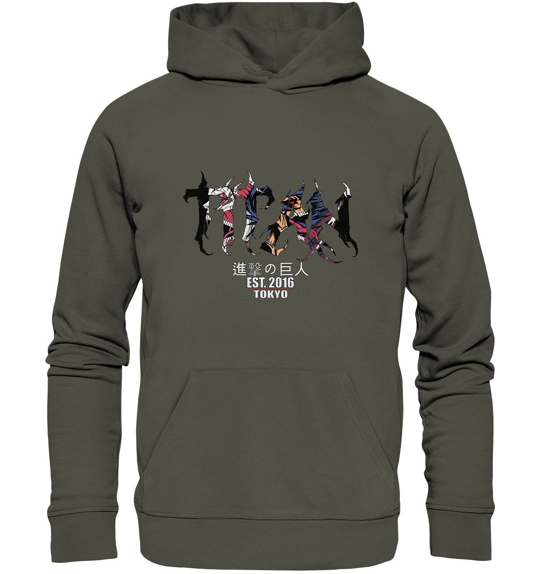AOT X Cyberpoles - Organic Basic Hoodie