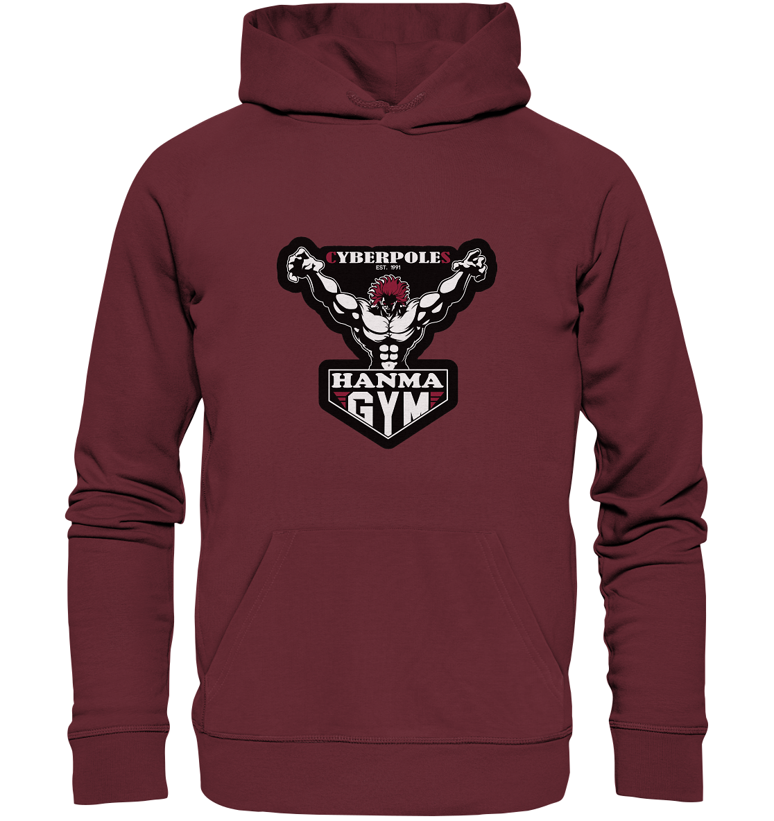 Baki X CyberPoles - Organic Basic Hoodie