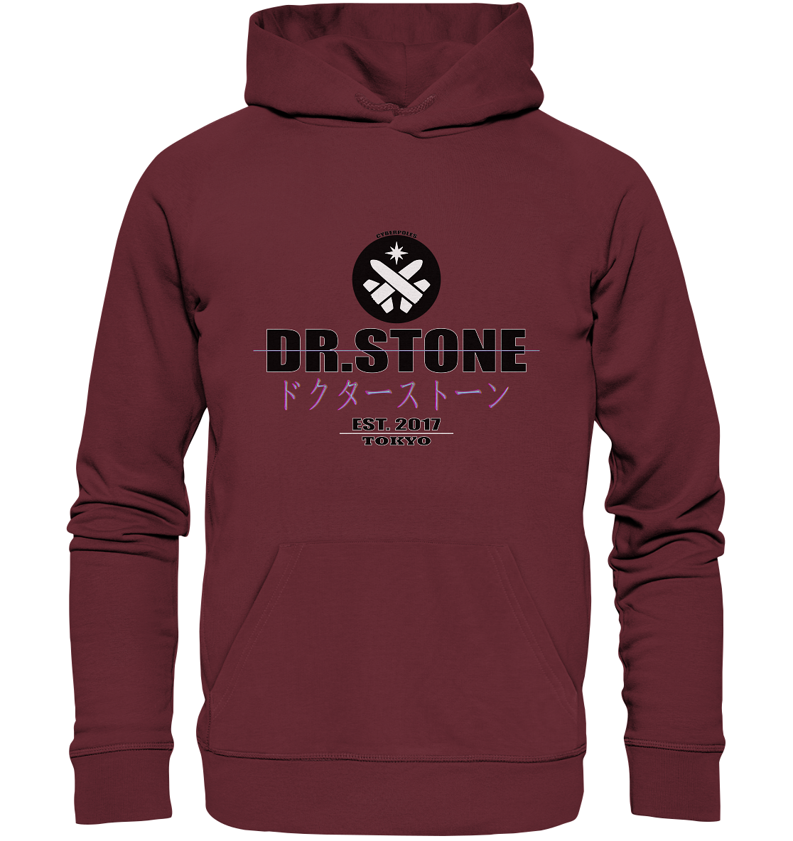 Dr. Stone X Cyberpoles - Organic Basic Hoodie