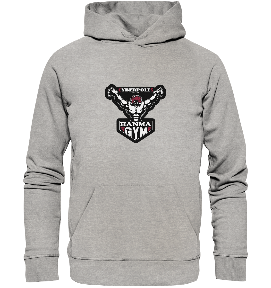 Baki X Cyberpoles - Organic Basic Hoodie