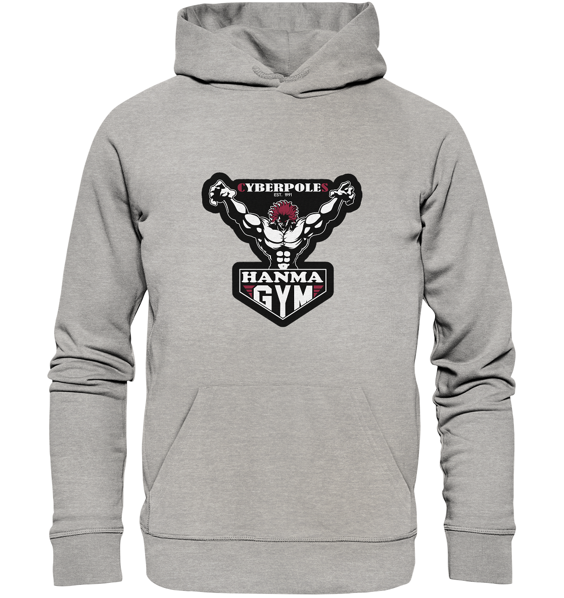 Baki X CyberPoles - Organic Basic Hoodie