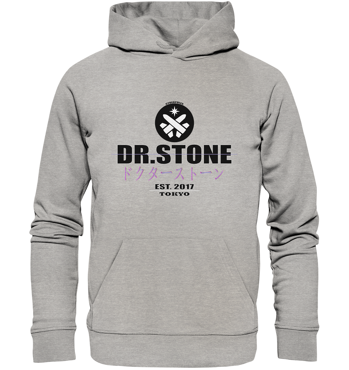 Dr. Stone X Cyberpoles - Organic Basic Hoodie