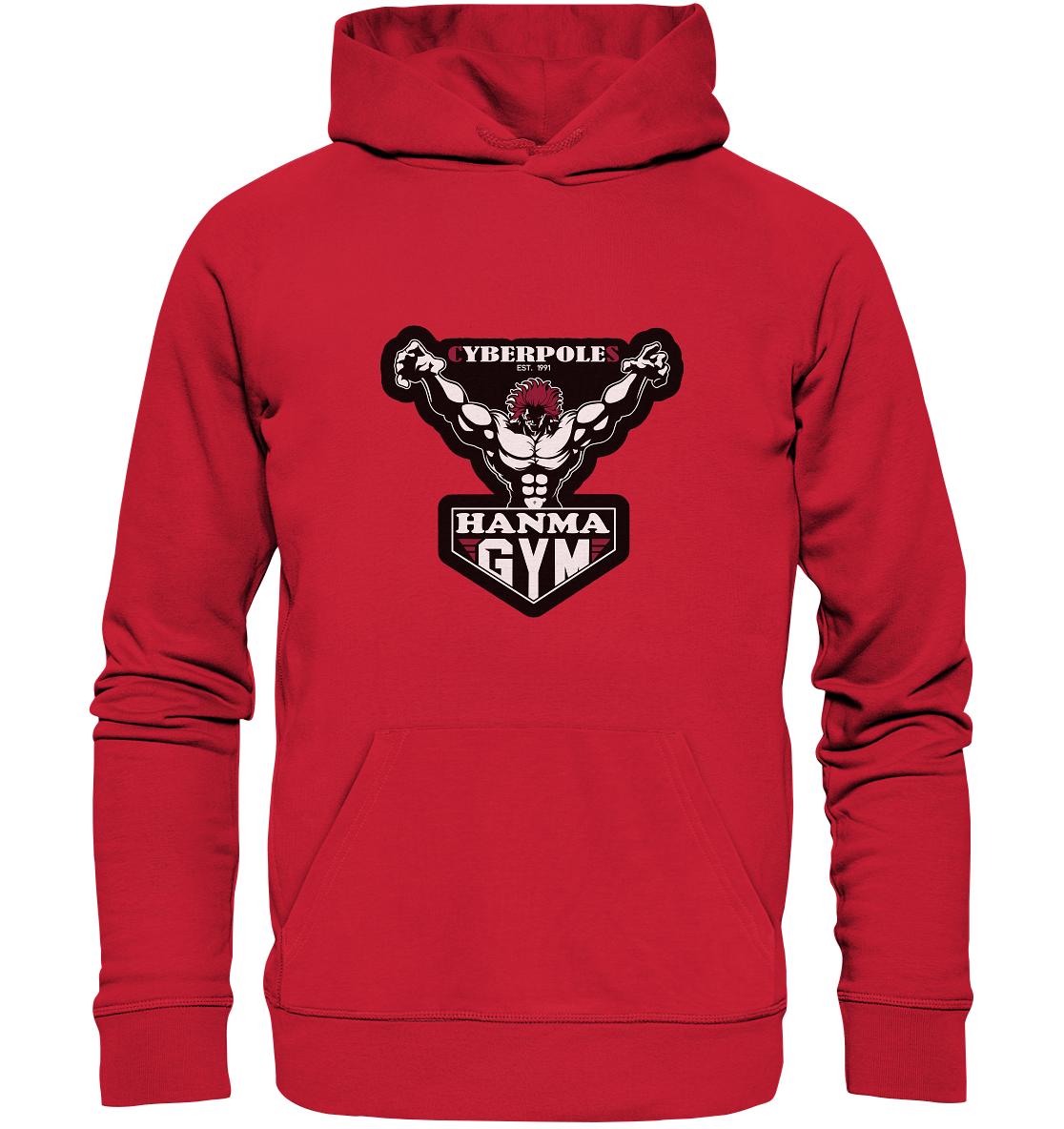Baki X CyberPoles - Organic Basic Hoodie