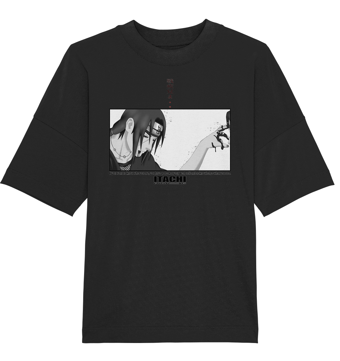 Itachi X Cyberpoles - Organic Oversize Shirt