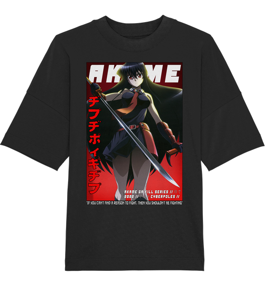 Akame X Cyberpoles - Organic Oversize Shirt
