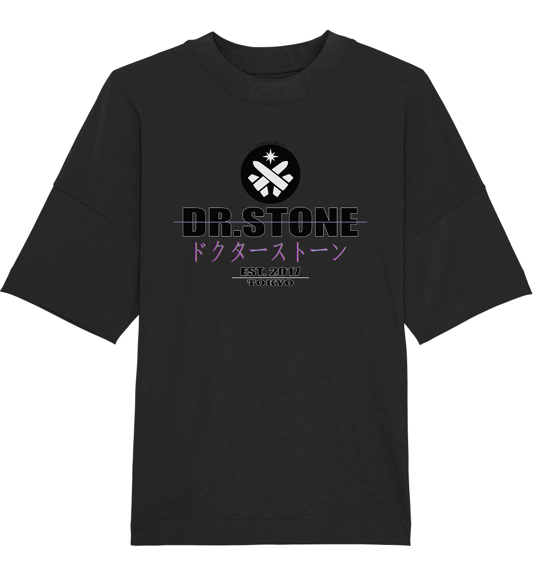 Dr. Stone X Cyberpoles - Organic Oversize Shirt