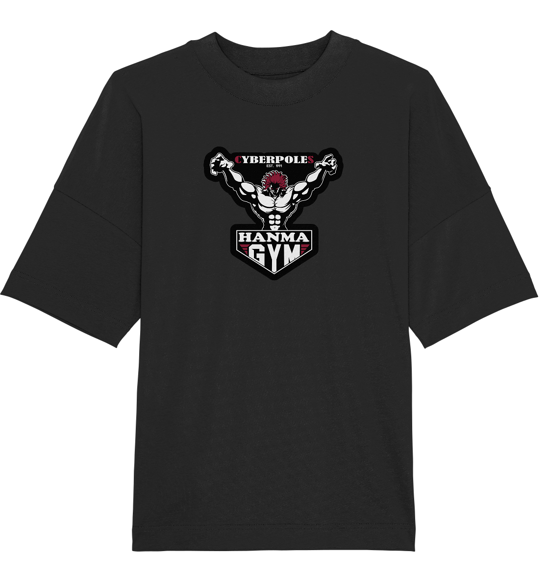 Baki X Cyberpoles - Organic Oversize Shirt