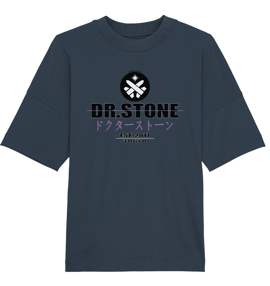 Dr. Stone X Cyberpoles - Organic Oversize Shirt