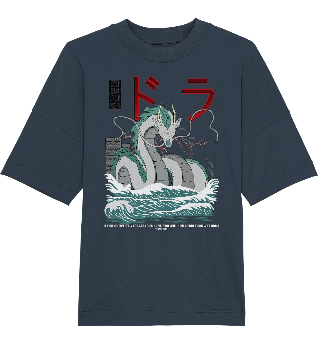 Spirited Away X Cyberpoles - Organic Oversize Shirt