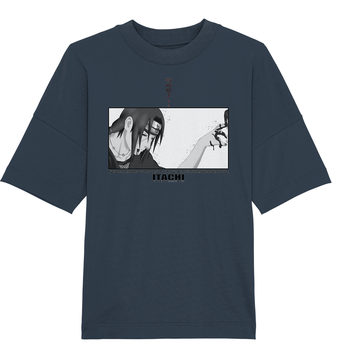 Itachi X Cyberpoles - Organic Oversize Shirt