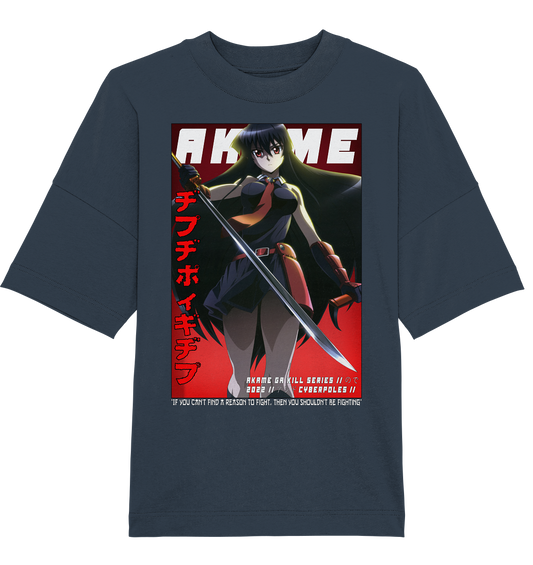 Akame X Cyberpoles - Organic Oversize Shirt