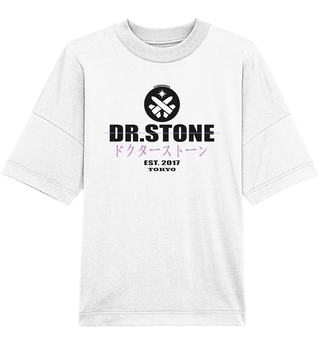 Dr. Stone X Cyberpoles - Organic Oversize Shirt