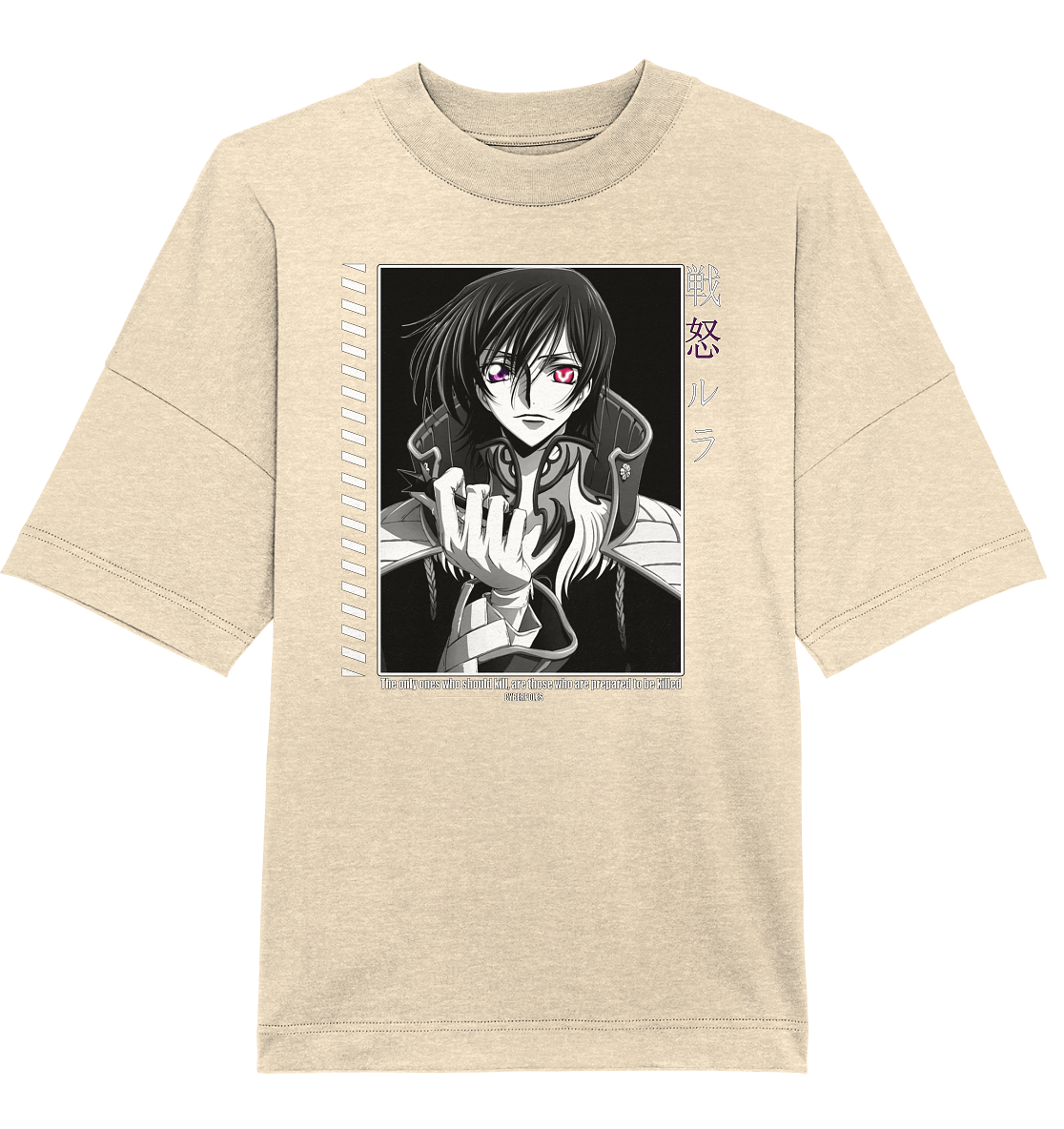 Code Geass X Cyberpoles - Organic Oversize Shirt