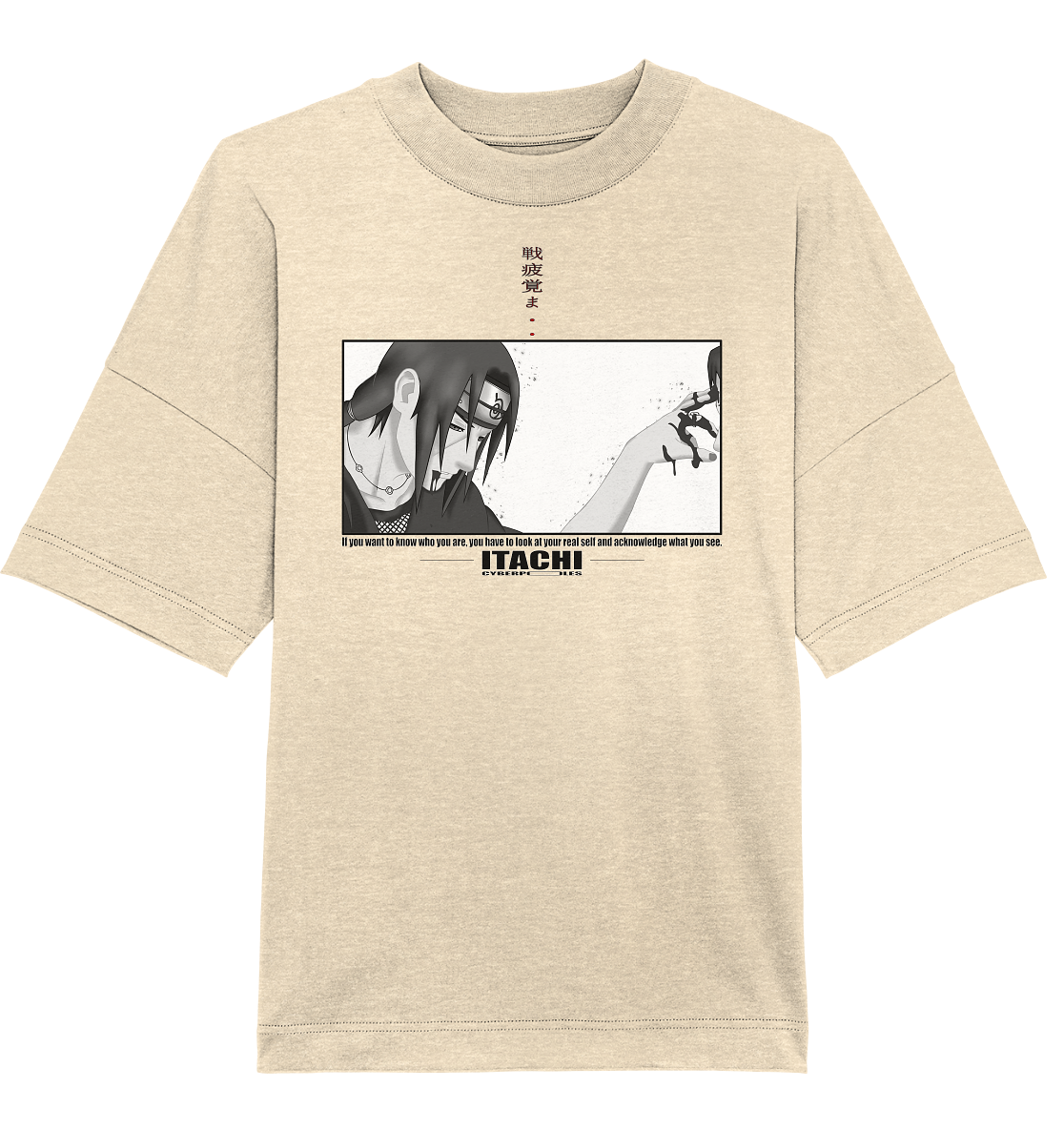 Itachi X Cyberpoles - Organic Oversize Shirt