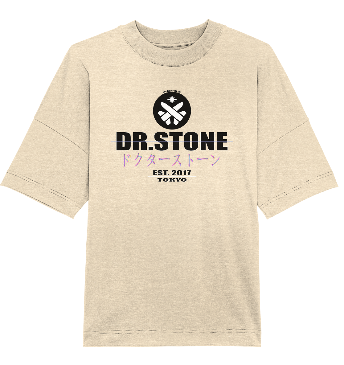 Dr. Stone X Cyberpoles - Organic Oversize Shirt