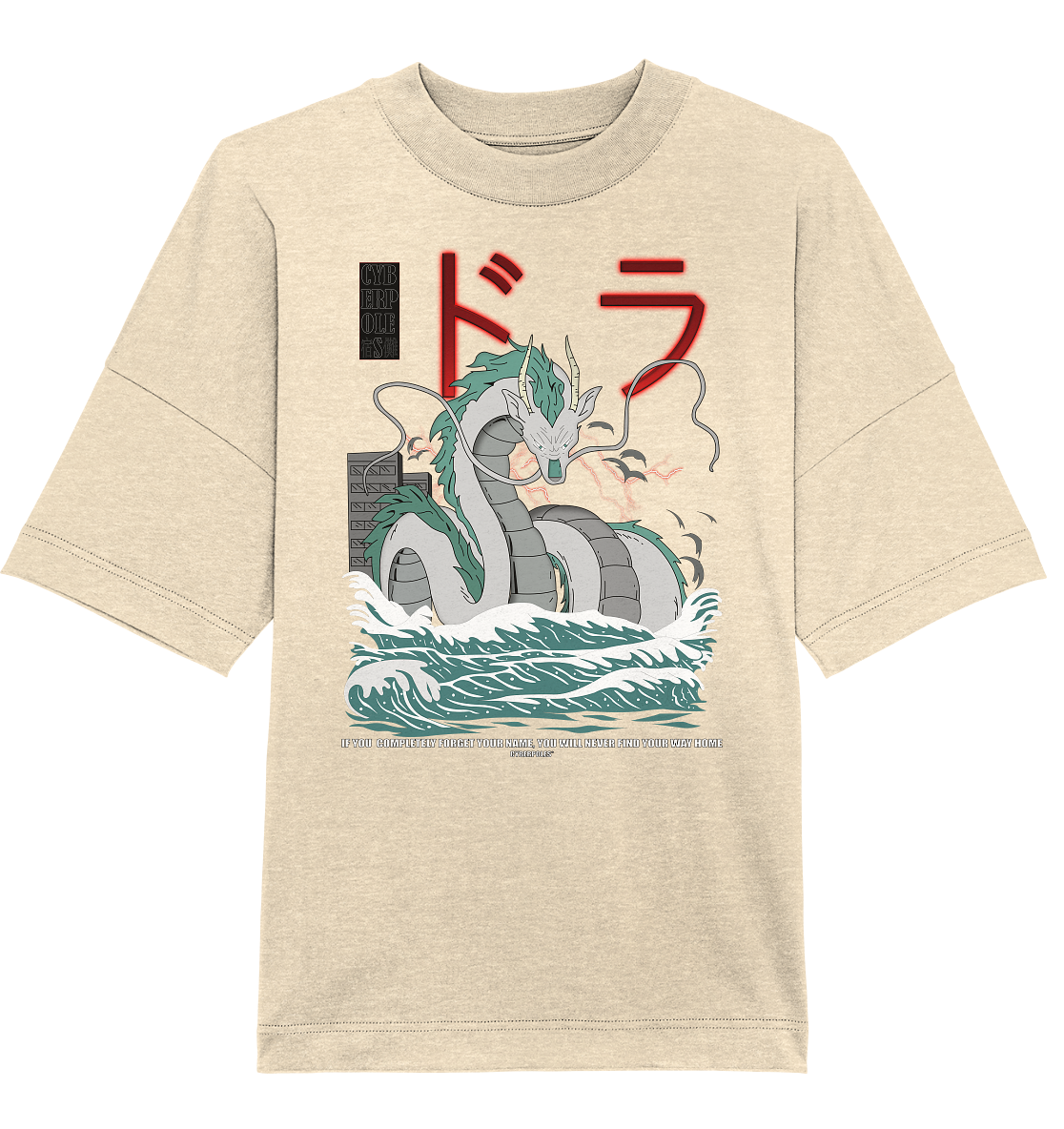 Spirited Away X Cyberpoles - Organic Oversize Shirt