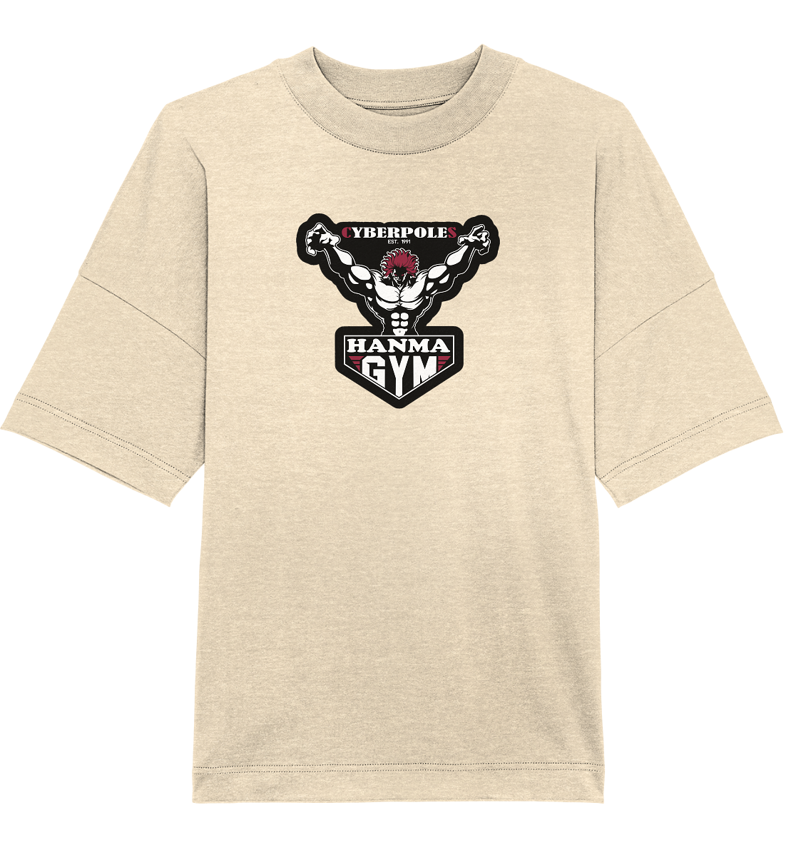 Baki X Cyberpoles - Organic Oversize Shirt