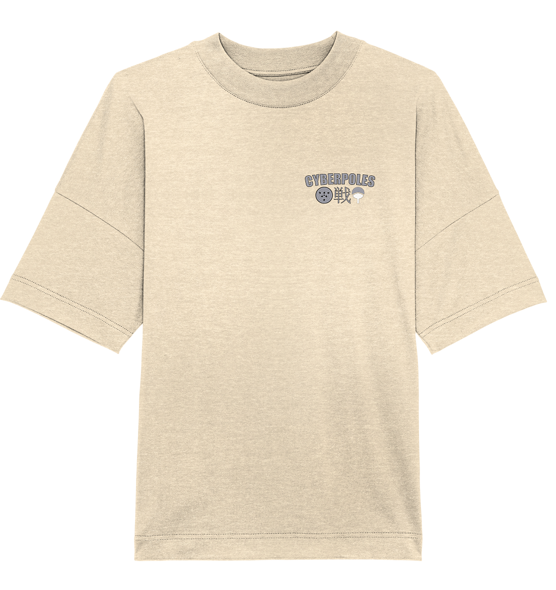 Rinnegan X Cyberpoles - Organic Oversize Shirt