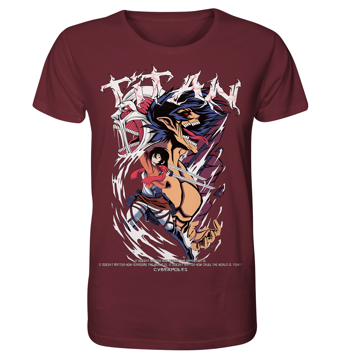 AOT X Cyberpoles - Organic Shirt