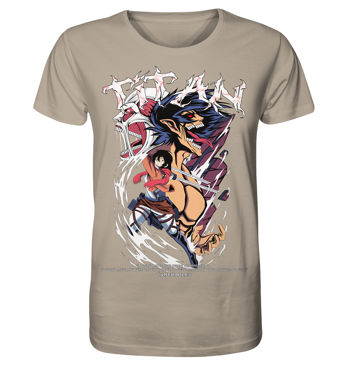 AOT X Cyberpoles - Organic Shirt