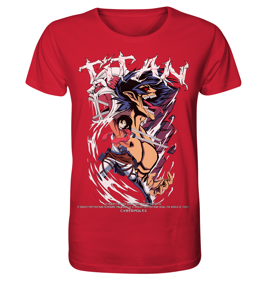 AOT X Cyberpoles - Organic Shirt