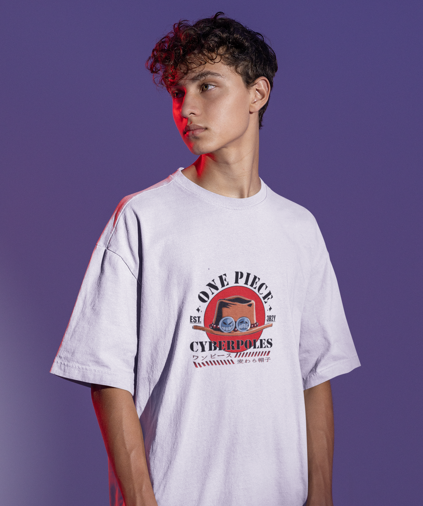 Ace X Cyberpoles - Organic Oversize Shirt